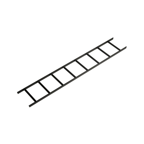Black Box Ladder Rack - 12"w X 6'l, Powder Coat, Black, 1-pack, Taa (RM650)