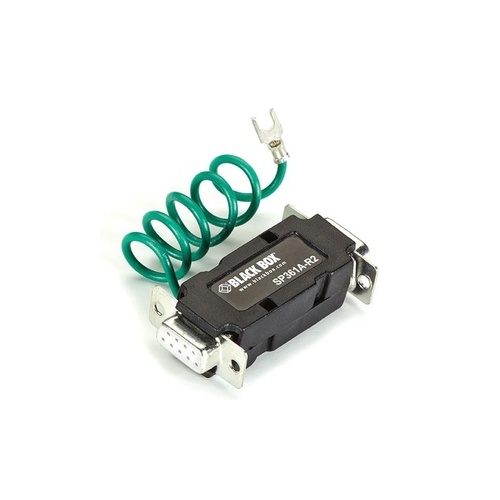 Black Box Rs-232 Serial Surge Protector - 18vdc Clamping Voltage, 60-amp, Db9, 9-wire, Gsa, Taa (SP361AR2)