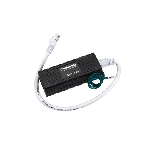 Black Box Cat5e Ethernet Surge Protector - 10/100base-t, 12vdc Clamping Voltage, Pulse Current 97a, Rj-45, 8-wire, Gsa, Taa (SP512A-R3)