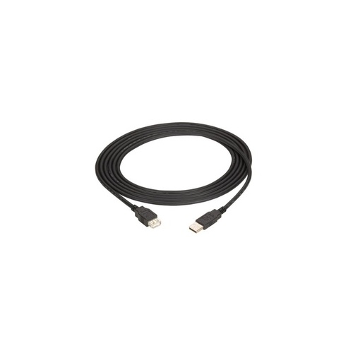 Black Box Usb 2.0 Extension Cable - Type A Male To Type A Female, Black, 3-ft. (0.9-m) (USB05E-0003)