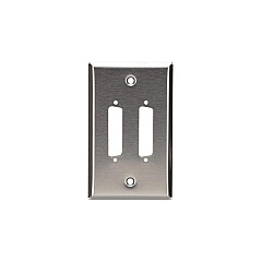 Black Box Wallplate - Stainless Steel, Db25, Single-gang, 2-port, Gsa, Taa (WP040) Black Box Wallplate - Stainless Steel, Db25, Single-gang, 2-port, Gsa, Taa (WP040)