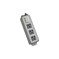Tripp Lite 3-outlet Power Strip 15a Metal 6ft Cord (3SP)