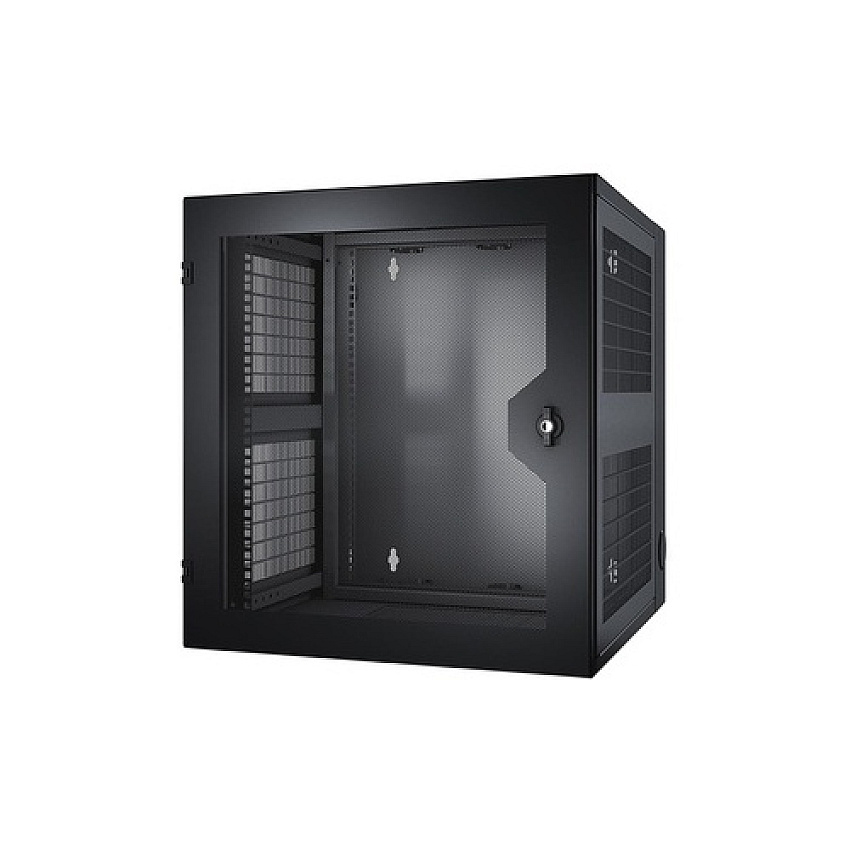 APC 13u Wall-mount Enclosure Vented Front D (AR100HD) | BlueDogInk.com