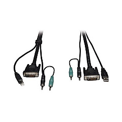 Tripp Lite Dvi / Usb / Audio Kvm Cable Kit, 15-ft. (P759015)