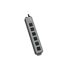 Tripp Lite 6-outlet Power Strip Metal 15ft Cord 15a (UL24RA15)