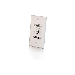 C2G Hdmi, Vga + 3.5mm Audio Wall Plate (41034) C2G Hdmi, Vga + 3.5mm Audio Wall Plate (41034)