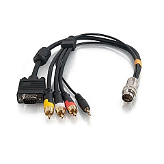 C2G Rr Hd15+3.5+3rca Flying Lead 1.5ft (60018) C2G Rr Hd15+3.5+3rca Flying Lead 1.5ft (60018)