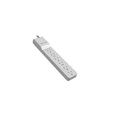 Belkin 6-outlet Home/office Surge Protector, 2. (BE106000-2.5) Belkin 6-outlet Home/office Surge Protector, 2. (BE106000-2.5)