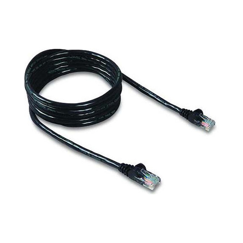 Belkin Cat6 Patch Cable Rj45m/rj45m 8ft Black (A3L980-08-BLK-S)