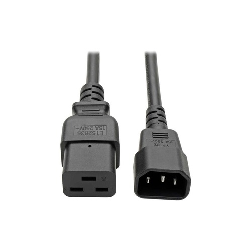 Tripp Lite 2ft Power Cord 15a 14awg C19 To C14 (P047002)