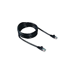 Belkin Cat6 Patch Cable Rj45m/rj45m 25ft Black (A3L980B25-BLK-S)
