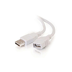 C2G 1m Usb Extension Cable - 2.0 M/f White (19003) C2G 1m Usb Extension Cable - 2.0 M/f White (19003)