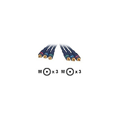 C2G 3 Ft Velocity Component Video Cable Blue (29112) C2G 3 Ft Velocity Component Video Cable Blue (29112)