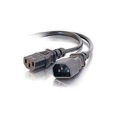C2G 6ft 18 Awg Computer Power Extension Cord (03141) C2G 6ft 18 Awg Computer Power Extension Cord (03141)