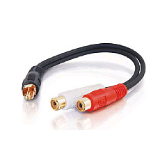 C2G Audio Cable Rca/rca 6 In Black (03177) C2G Audio Cable Rca/rca 6 In Black (03177)