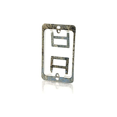 C2G Single Gane Wallplate Mounting Bracket (03784) C2G Single Gane Wallplate Mounting Bracket (03784)