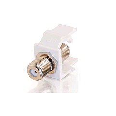 C2G Snap-in F-type Keystone Module White (03824) C2G Snap-in F-type Keystone Module White (03824)