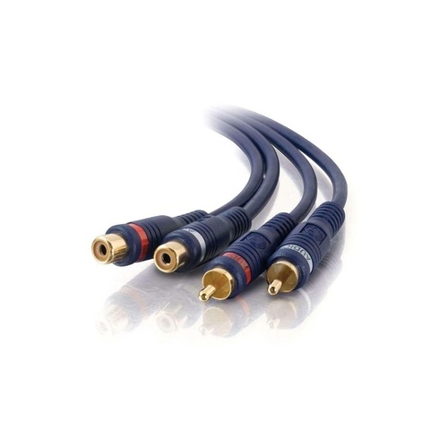 C2G 25ft Velocity Rca M/f Stereo Ext Cable (13042)