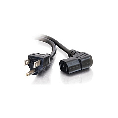 C2G 10ft Right Angle Universal Power Cord (27909) C2G 10ft Right Angle Universal Power Cord (27909)