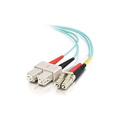 Leviton 5m Lc-sc 10gb 50/125 Mm Om3 Fiber Cable (33054)