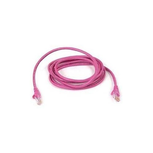 Belkin 25ft Cat6 Snagless Patch Cable Pink (A3L980-25-PNK-S)