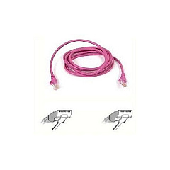Belkin Cable,cat5e,utp,rj45m/m,2 ,pnk,patch (A3L791-02-PNK)