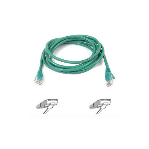Belkin 1ft Cat6 Snagless Patch Cable Green (A3L980-01-GRN-S)
