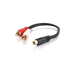 C2G Rca Female To (2) Rca Male Y-cable (03181) C2G Rca Female To (2) Rca Male Y-cable (03181)