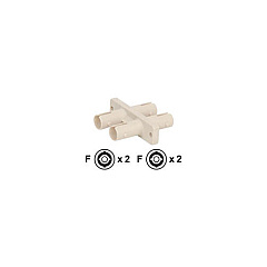 Belkin Fiber Optic Coupler / St/st Mm Duplex (R6F008)