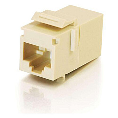 C2G Rj45 8p8c Keystone Insert Coupler Ivory (03674) C2G Rj45 8p8c Keystone Insert Coupler Ivory (03674)