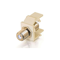 C2G Snap-in F Type Keystone Module Ivory (03814) C2G Snap-in F Type Keystone Module Ivory (03814)