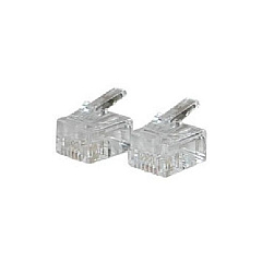 C2G Rj11 6x4 Mod Plug For Rnd Solid Cbl 25pk (27561) C2G Rj11 6x4 Mod Plug For Rnd Solid Cbl 25pk (27561)