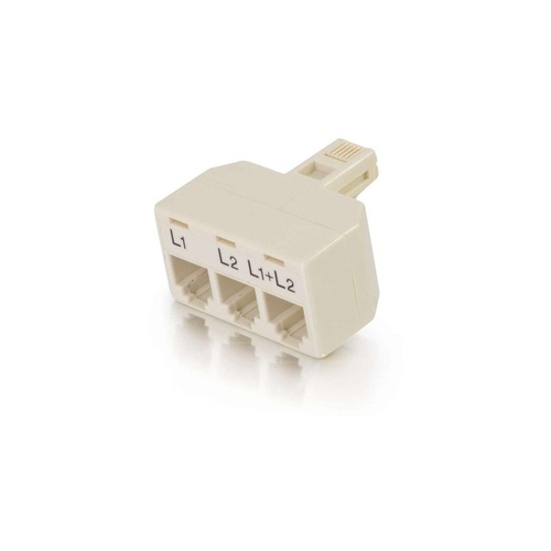 C2G 2 Line Telephone Splitter L1 + L2 (41062)