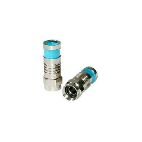 C2G Compression F Conn O-ring Rg6 Quad 10pk (41075)