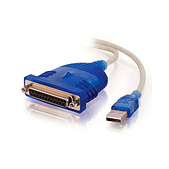 C2G 6ft Usb To Db25 Parallel Printer Adapter (16899) C2G 6ft Usb To Db25 Parallel Printer Adapter (16899)