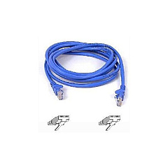 Belkin Patch Cable Rj-45 M/m 1.6ft Cat5e Blue (A3L791-18IN-BLU)