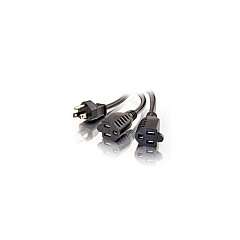 C2G 6ft 1-to-2 Power Cord Splitter (29807) C2G 6ft 1-to-2 Power Cord Splitter (29807)