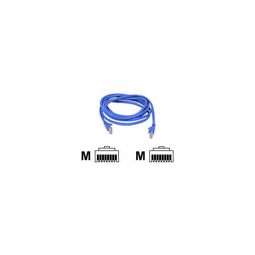 Belkin Patch Cable Rj-45 M/m 18ft Utp Cat6 Blue (A3L980-18-BLU-S)