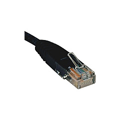 Tripp Lite 2ft Cat5e Molded Patch Cable M/m Black (N002-002-BK)