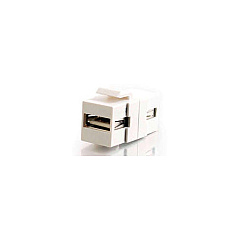 C2G Usb Keystone A-a F/f - White (28748) C2G Usb Keystone A-a F/f - White (28748)