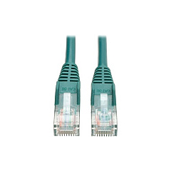 Tripp Lite 15ft Cat5 Snagless Patch Cable M/m Green (N001015GN)