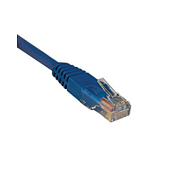 Tripp Lite 30ft Cat5e Molded Patch Cable M/m Blue (N002030BL)