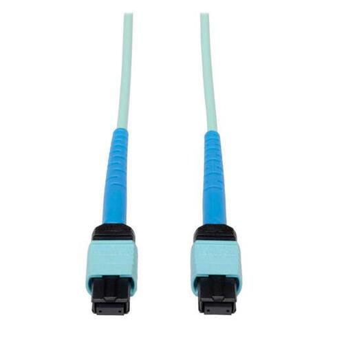 Tripp Lite 5m Mtp/mpo Om3 Fiber Cable Aqua Plenum (N84605M24P)