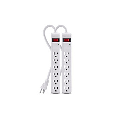 Belkin 6-outlet Surge Protector With 2 Ft. Cord (F5C048-2) Belkin 6-outlet Surge Protector With 2 Ft. Cord (F5C048-2)