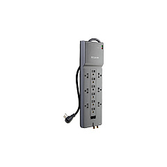 Belkin 12-outlet Power Cord Surge Protector W/ (BE112234-08) Belkin 12-outlet Power Cord Surge Protector W/ (BE112234-08)
