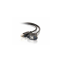 C2G 1ft. Usb 2.0 Bf To Bm Panel Mount Cable (28071) C2G 1ft. Usb 2.0 Bf To Bm Panel Mount Cable (28071)