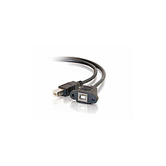 C2G 3ft. Usb 2.0 Bf To Bm Panel Mount Cable (28074)