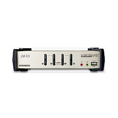 Aten 4port Usb2.0 Kvmp Switch W/audio Support (CS1734B)