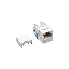 Tripp Lite Cat6/cat5e 110 Style Keystone Jack White (N238-001-WH)
