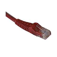 Tripp Lite 5ft Cat6 Snagless Patch Cable M/m Red (N201-005-RD)